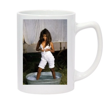 Traci Bingham 14oz White Statesman Mug