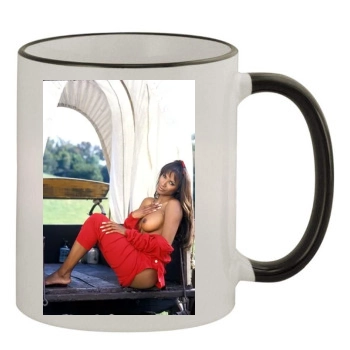 Traci Bingham 11oz Colored Rim & Handle Mug