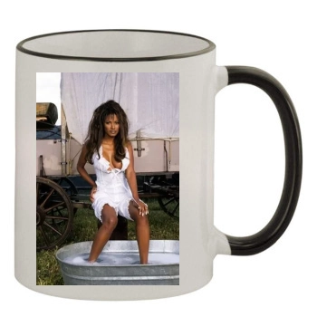 Traci Bingham 11oz Colored Rim & Handle Mug