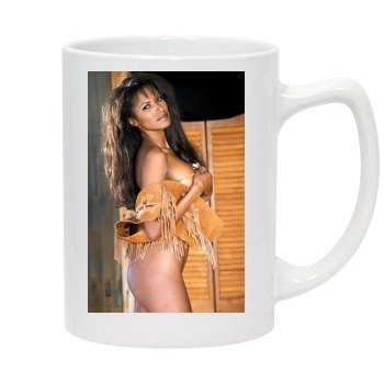 Traci Bingham 14oz White Statesman Mug