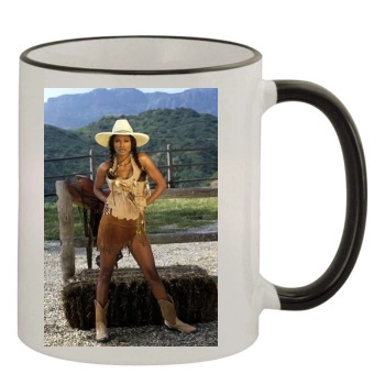 Traci Bingham 11oz Colored Rim & Handle Mug