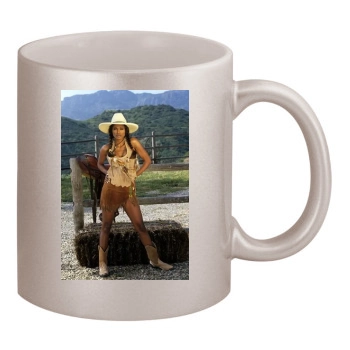 Traci Bingham 11oz Metallic Silver Mug