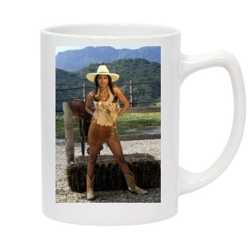 Traci Bingham 14oz White Statesman Mug