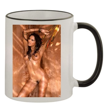 Traci Bingham 11oz Colored Rim & Handle Mug