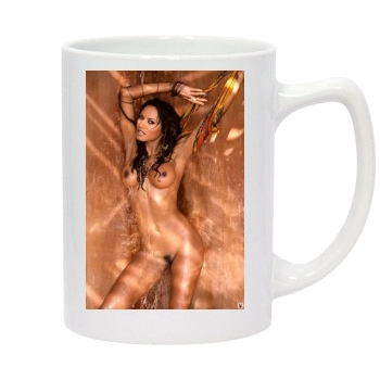 Traci Bingham 14oz White Statesman Mug