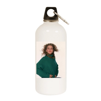 Julia Roberts White Water Bottle With Carabiner