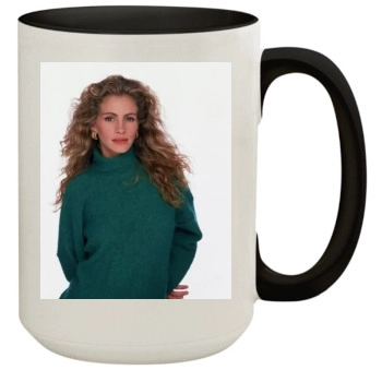 Julia Roberts 15oz Colored Inner & Handle Mug