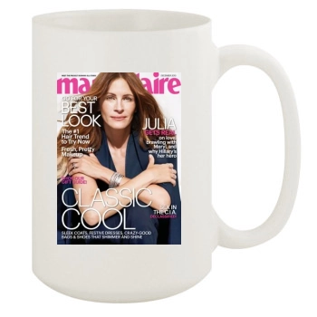 Julia Roberts 15oz White Mug