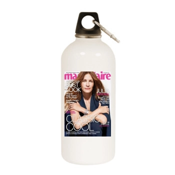 Julia Roberts White Water Bottle With Carabiner