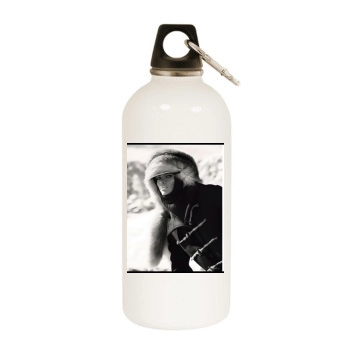 Julia Stegner White Water Bottle With Carabiner