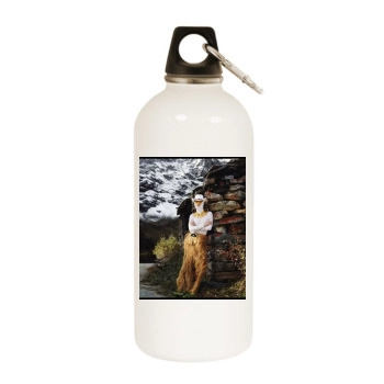 Julia Stegner White Water Bottle With Carabiner