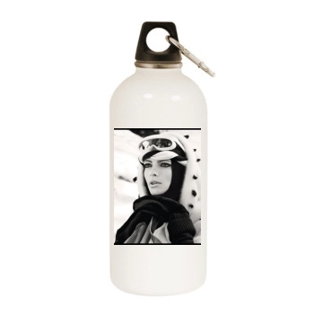 Julia Stegner White Water Bottle With Carabiner