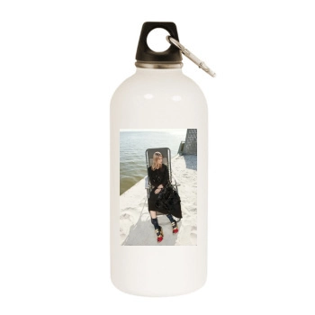 Julia Stegner White Water Bottle With Carabiner
