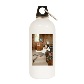 Julia Stegner White Water Bottle With Carabiner