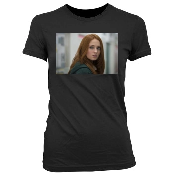 Sophie Turner Women's Junior Cut Crewneck T-Shirt