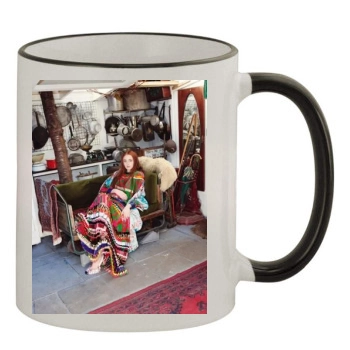 Sophie Turner 11oz Colored Rim & Handle Mug