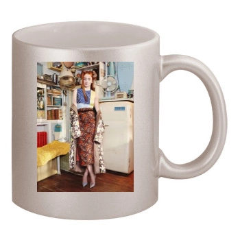 Sophie Turner 11oz Metallic Silver Mug