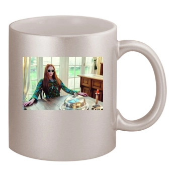 Sophie Turner 11oz Metallic Silver Mug