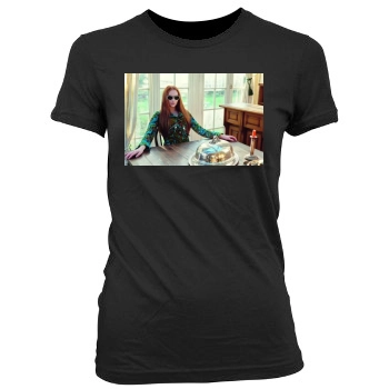 Sophie Turner Women's Junior Cut Crewneck T-Shirt