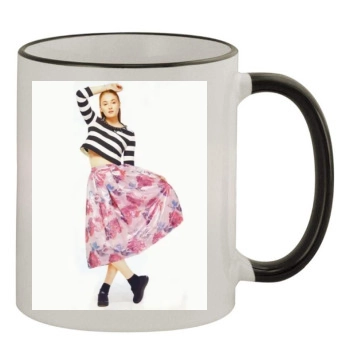 Sophie Turner 11oz Colored Rim & Handle Mug