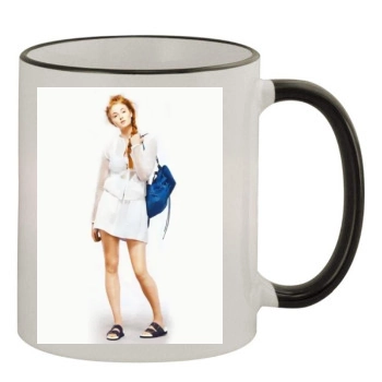 Sophie Turner 11oz Colored Rim & Handle Mug