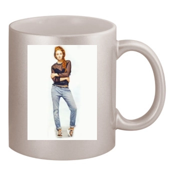 Sophie Turner 11oz Metallic Silver Mug