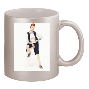 Sophie Turner 11oz Metallic Silver Mug