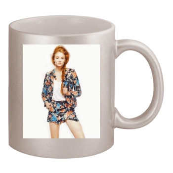 Sophie Turner 11oz Metallic Silver Mug