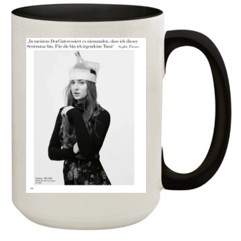 Sophie Turner 15oz Colored Inner & Handle Mug