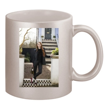 Sophie Turner 11oz Metallic Silver Mug