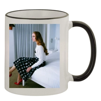 Sophie Turner 11oz Colored Rim & Handle Mug