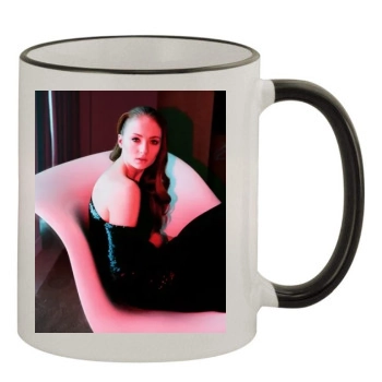 Sophie Turner 11oz Colored Rim & Handle Mug