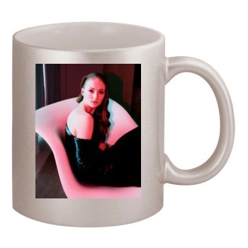 Sophie Turner 11oz Metallic Silver Mug