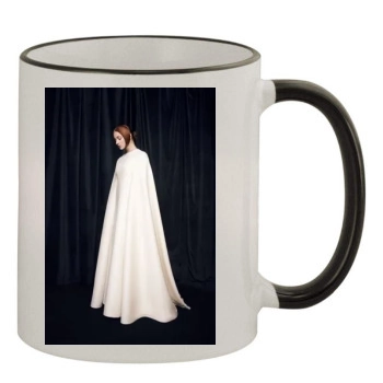 Sophie Turner 11oz Colored Rim & Handle Mug