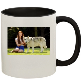 Sophie Turner 11oz Colored Inner & Handle Mug