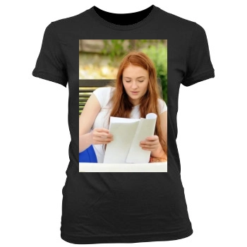 Sophie Turner Women's Junior Cut Crewneck T-Shirt