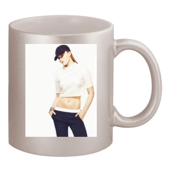 Sophie Turner 11oz Metallic Silver Mug