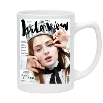 Sophie Turner 14oz White Statesman Mug