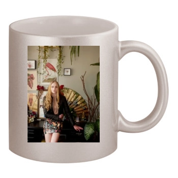 Sophie Turner 11oz Metallic Silver Mug