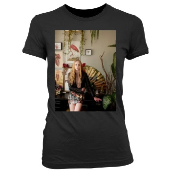 Sophie Turner Women's Junior Cut Crewneck T-Shirt