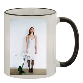 Sophie Turner 11oz Colored Rim & Handle Mug