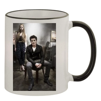 Sophie Turner 11oz Colored Rim & Handle Mug