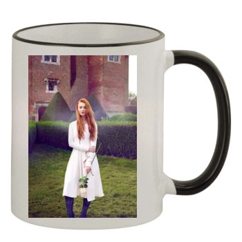 Sophie Turner 11oz Colored Rim & Handle Mug