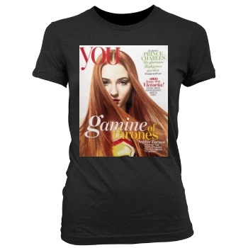 Sophie Turner Women's Junior Cut Crewneck T-Shirt