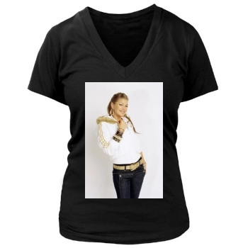 Fergie Women's Deep V-Neck TShirt