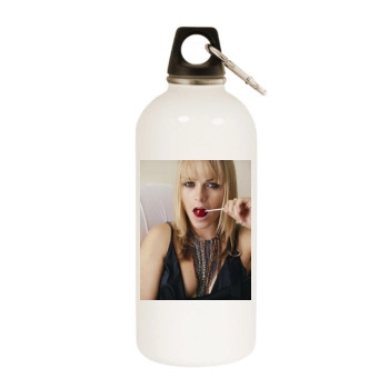 Taryn Manning White Water Bottle With Carabiner