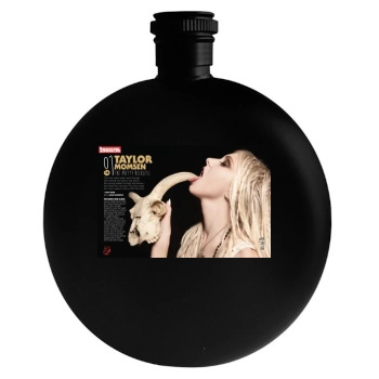 Taylor Momsen Round Flask