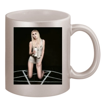 Taylor Momsen 11oz Metallic Silver Mug