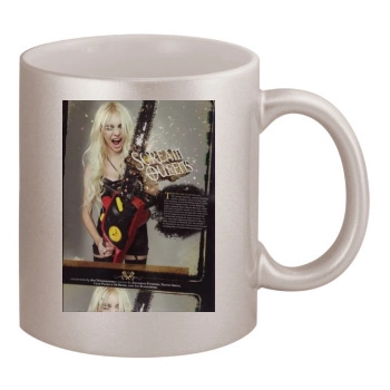 Taylor Momsen 11oz Metallic Silver Mug