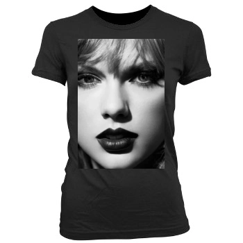 Taylor Swift Women's Junior Cut Crewneck T-Shirt